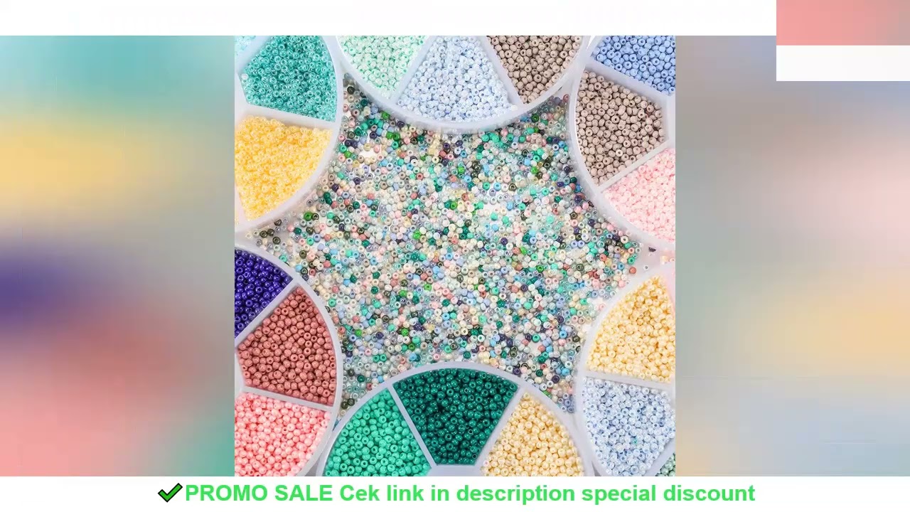 1800-4800Pcs/Box 2/3mm Glass Seed Beads Czech Charm Crystal Spacer Glass Beads for Jewelry Making Ki