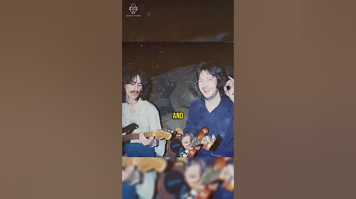 George Harrison sobre cómo Eric Clapton grabó el solo de While My Guitar Gently Weeps #shorts