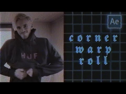 corner warp "roll" (rare transition) | after effects tutorial