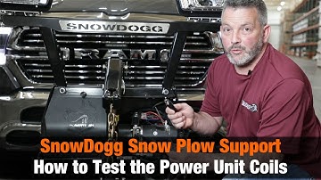 SnowDogg Tech Support: Testing the Coils on the Plow Power Unit