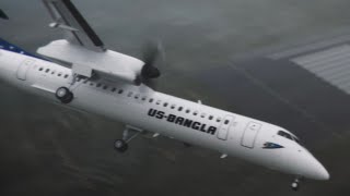 US-Bangla Airlines Flight 211 - Crash Animation