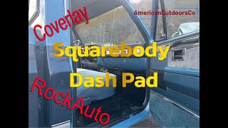 C/K10 Truck Coverlay Dash Cover DIY Install with HEAT