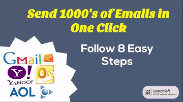 How to Send Bulk  Emails in One Click? Bulk mailer software
