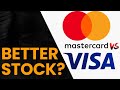 Visa or mastercard stock the better stock will shock you or not