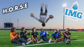 Winston Watkins vs IMG Players in H.O.R.S.E. (Football Edition)