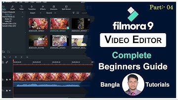 ভিডিও এডিটিং করুন সহজেই | Filmora9 Complete Video Editing Tutorial For Beginners-2021 Part:-04