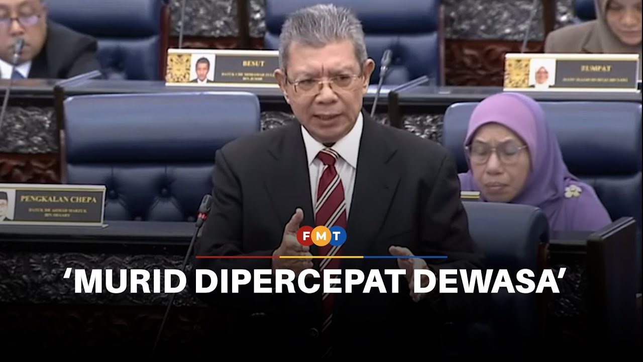 Murid dipercepatkan dewasa kerana nak lulus peperiksaan, kata Saifuddin