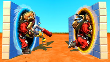 So I made Portals in Scrap Mechanic...