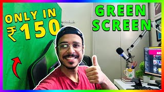 Green Screen for Live streaming Just for ₹150 Only 😨 Cheap and easy DIY method | Skullcrusher Gaming
