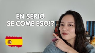 JAPONESA OPINA sobre 5 COMIDAS ESPAÑOLAS que le sorprendieron!!