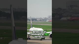 Why don’t airplanes crash into each other #shorts #aviation #airplane #drones