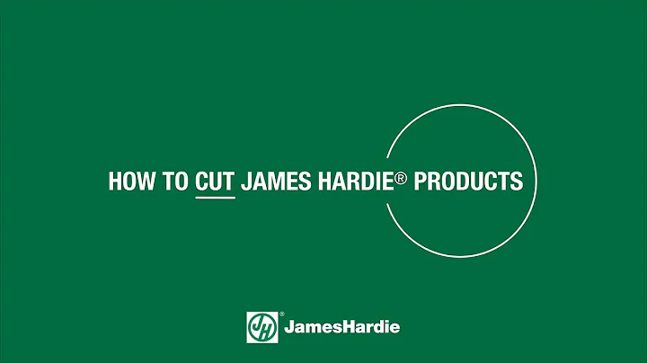 How to Cut HardiePlank Siding Products
