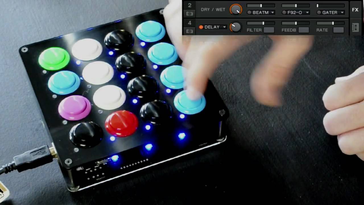 Midi Fighter Mapping For Traktor Pro Youtube