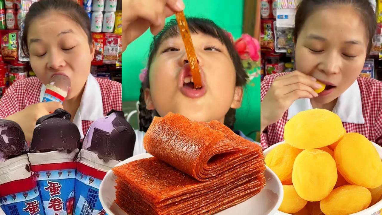 Kumpulan video TikTok camilan Tiongkok jaman dulu, kompilasi camilan Tiongkok masa kecil EP438