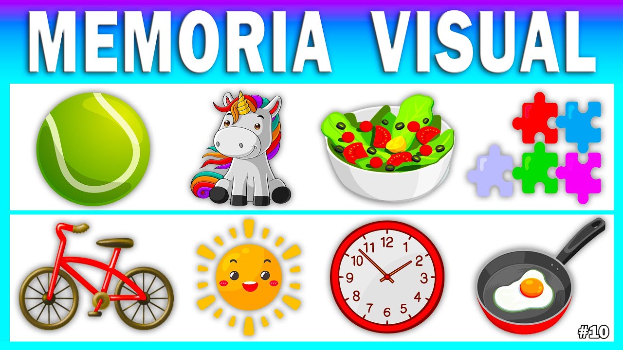 🔴🟡🟢 TEST DE MEMORIA VISUAL Para NIÑOS y ADULTOS | JUEGO para ENTRENAR y tu CONCENTRACIÓN. - YouTube