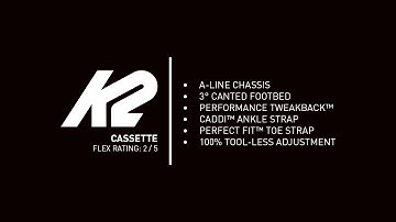 K2 Cassette Binding | 2020 K2 Snowboard Bindings