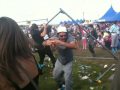 Test of iPhone 3GS at T in the Park 2009 - The Streets fans pulling down fence