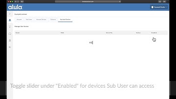 AlulaConnect Tutorial 6: User Management