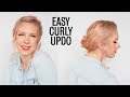 Curly hair updo tutorial - choose your own adventure