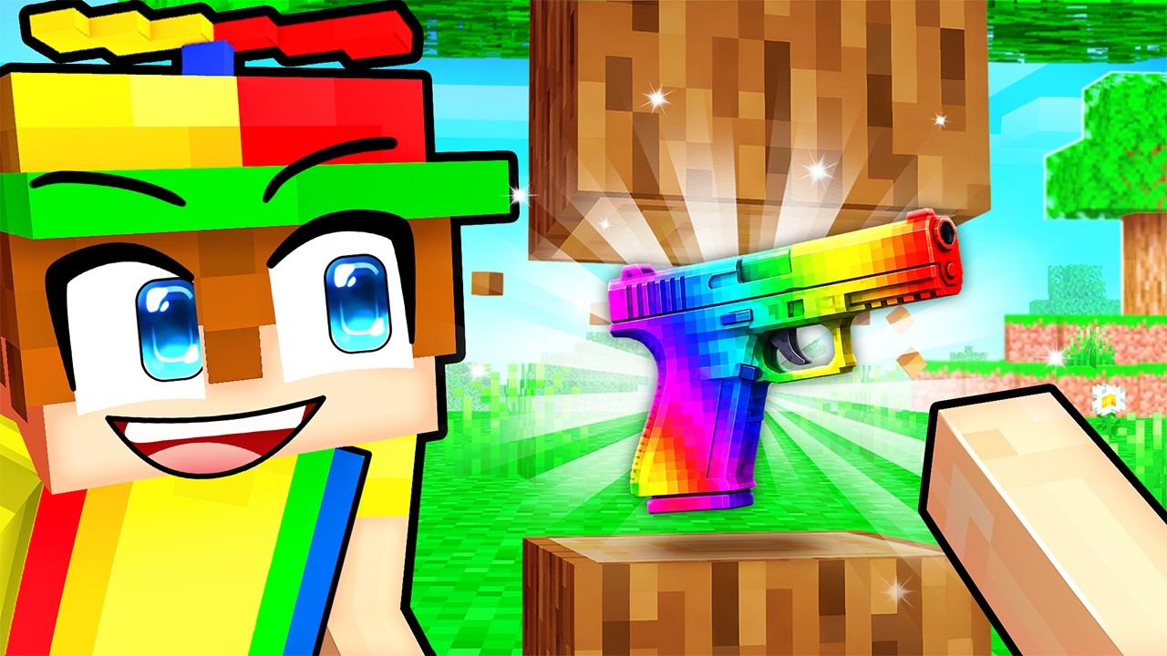 Minecraft, But All Drops Are Guns...
