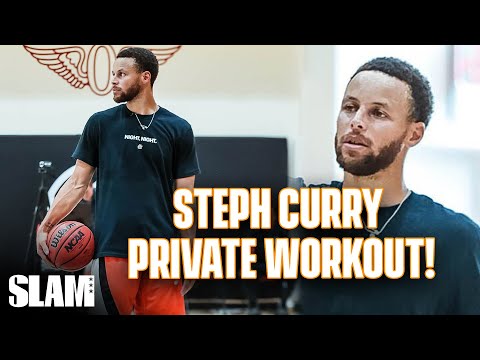 Steph Curry Catches Fire In Private
