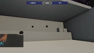 Aim Lab Multishot 158k vs Low Sensitivity (0.7 @400dpi - 148cm) HandCam