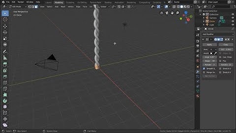 Blender 2.8 || 3D rope making tutorial for beginners