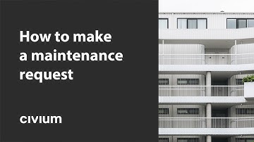 How to make a maintenance request