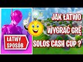 💡JAK ŁATWO WYGRAĆ GRĘ SOLOS CASH CUP W FORTNITE ?⭐