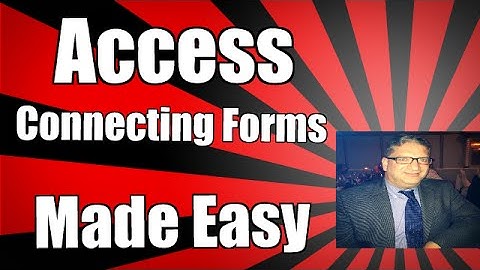 Calling one form from another form with a command button in Access 2007 2010 2013 2016 tutorial