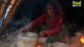 Nepali Mountain Village Life | Nepal | Sheep Shepherd Life | Organic Shepherd Food |Real Nepali Life