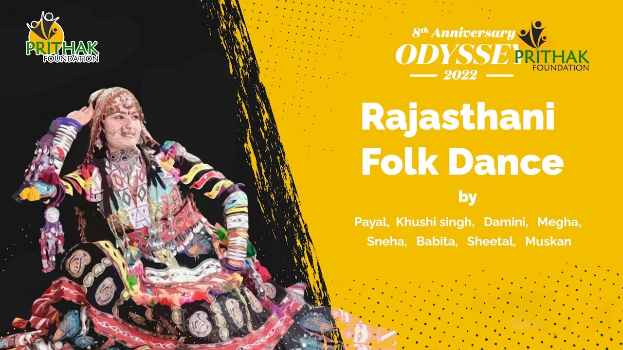 Rajasthani Folk Dance | 8th Odyssey 2022 Celebration | Changemakers | Annual Day | Learning