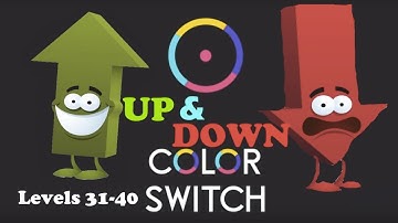 Color Switch - Up & Down | levels 31-40 | gameplay