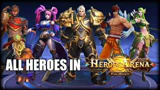 ALL HEROES OF HEROES ARENA | HEROES ARENA screenshot 5