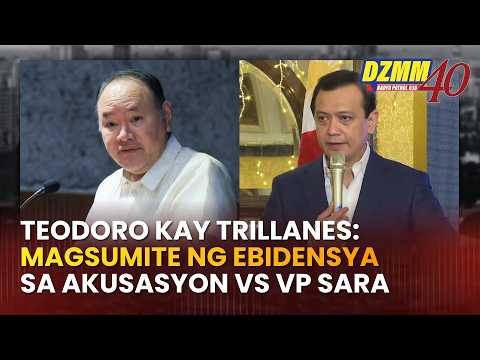 Trillanes urged to submit evidence over China funds allegations vs VP Sara, Carpio | (5 Oct. 2026)