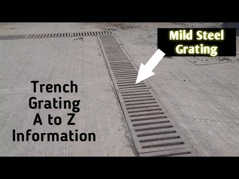 Mild Steel Grating Complete Information in Hindi | Steel Grating Installation | Drain