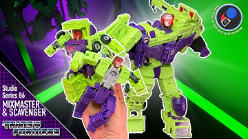 Transformers Devastator Scavenger & Mixmaster Studio Series Unboxing & Review