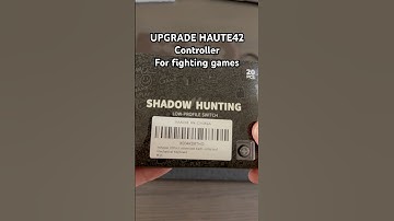 Upgrade Haute42 controller w/Premium Shadow Hunting low profile switches #controller #fightinggames