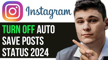 HOW TO TURN OFF AUTO SAVE POSTS ON INSTAGRAM IN 2024 NEW UPDATE