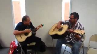 Ensayo El Pato y David Rivera con Instrumentos SALINAS