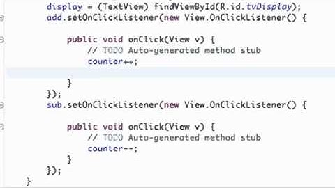 Android Application Development Tutorial   010   Using setText method for our button