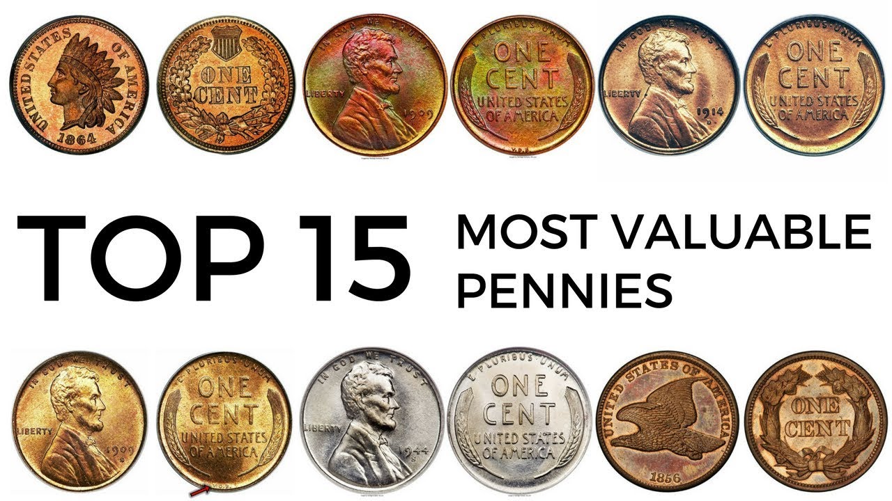 Top 15 Most Valuable Pennies YouTube