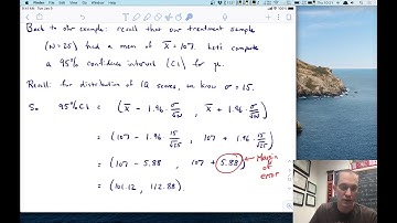 Experimental Design Lecture 1 - Review of classical inference