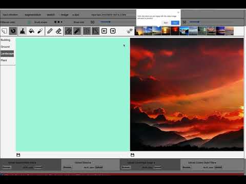 Tutorial for using GauGAN2 web demo