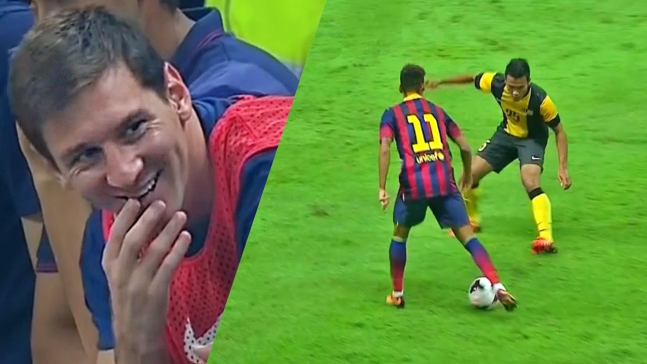 THE DAY NEYMAR IMPRESSED MESSI!