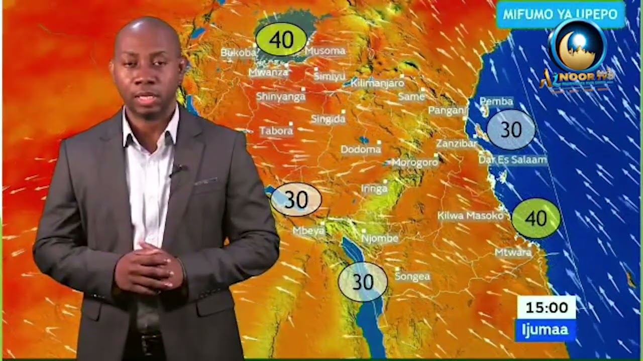 UTABIRI WA HALI YA HEWA KWA SAA 24 ZIJAZO.