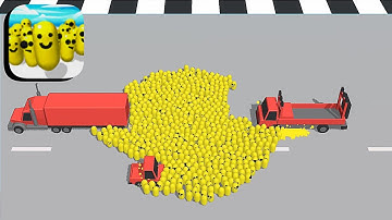 Crossy Crowd - All Levels Gameplay (Part 36) | Android & iOS