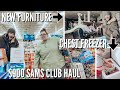 New living room furniture  biggest grocery haul ive ever done  thrift store shopping 