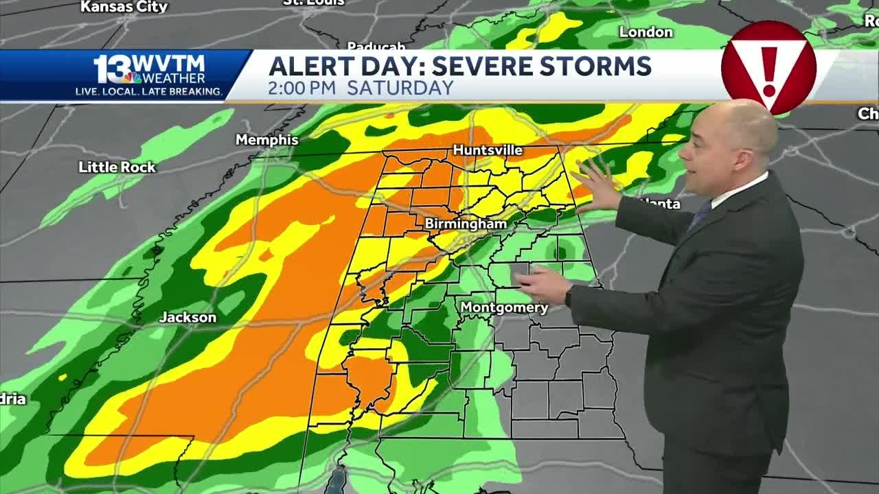 Three rounds of severe storms in the forecast, some could produce ...
