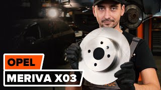 Comment changer Disque de frein Opel Combo C Tour - guide vidéo